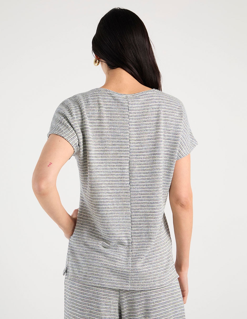 Blusa manga corta para mujer 6
