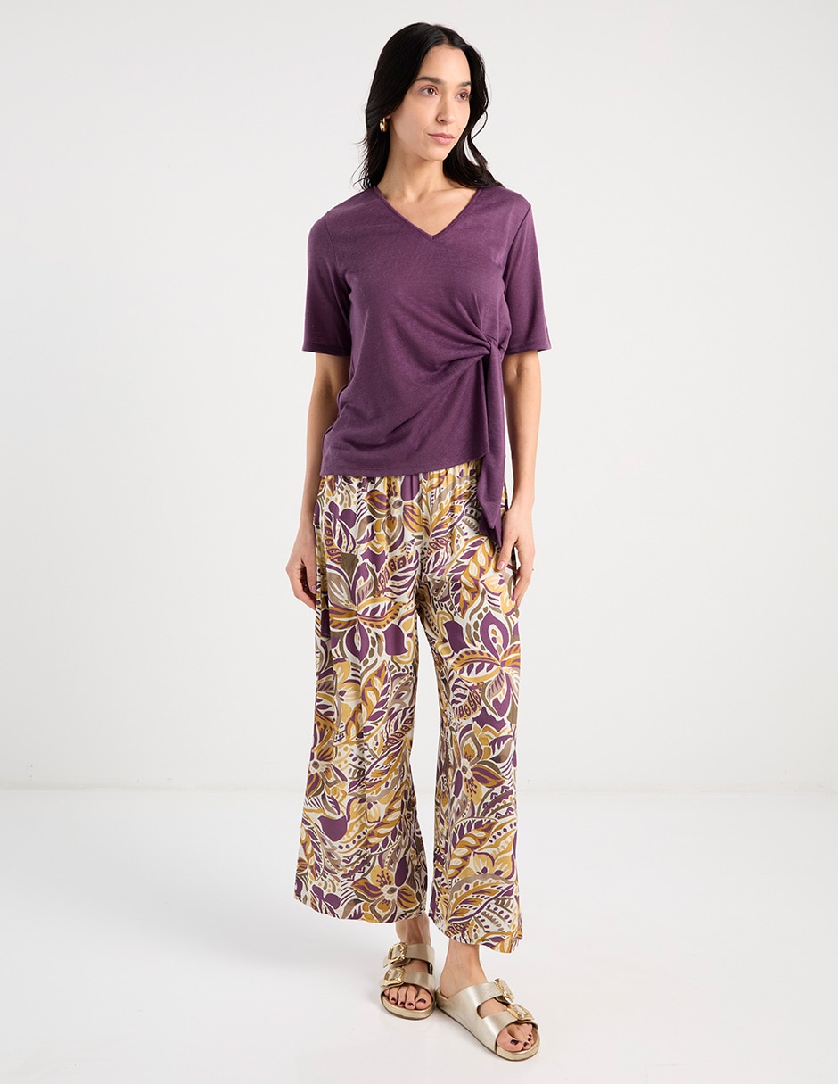 Blusa manga corta para mujer 3
