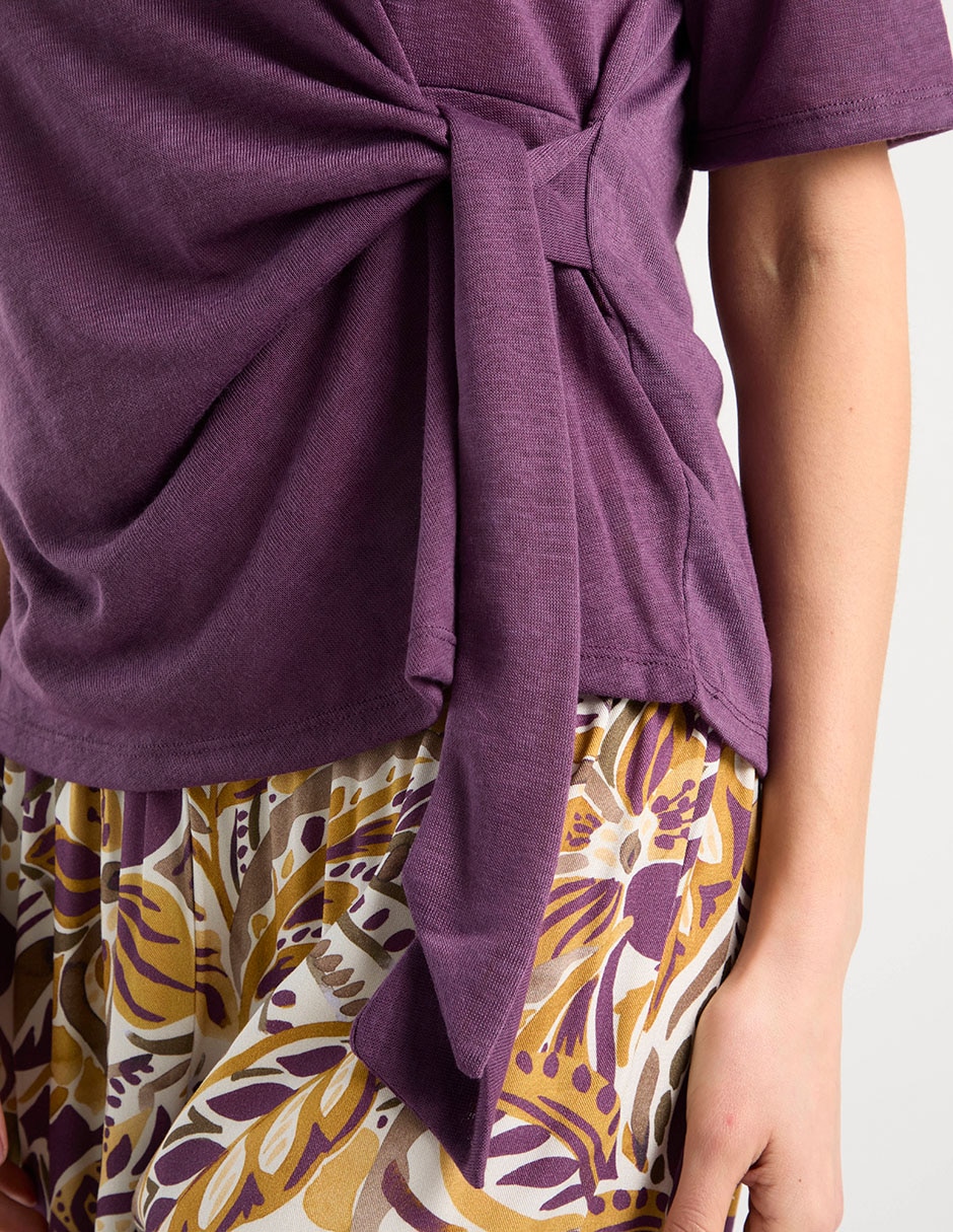Blusa manga corta para mujer 5