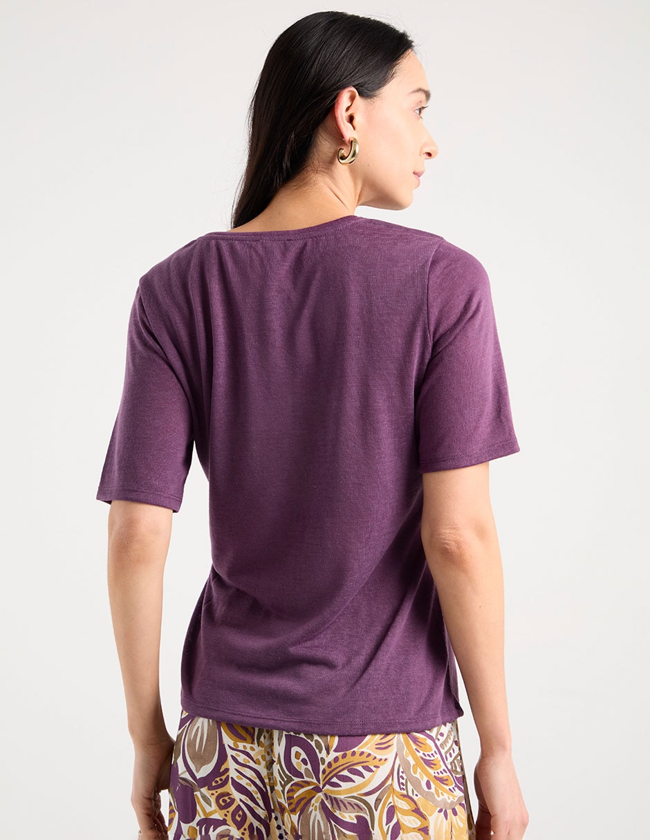 Blusa manga corta para mujer 6