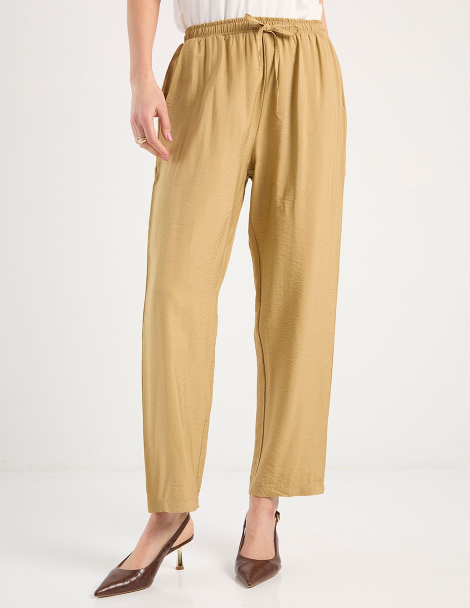 Pantalón relaxed straight para mujer