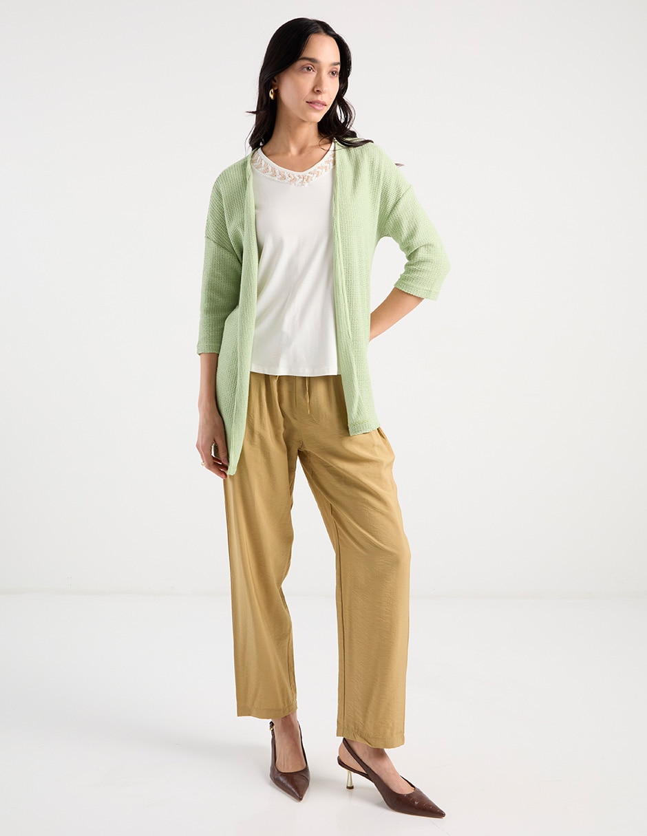Pantalón relaxed straight para mujer 3