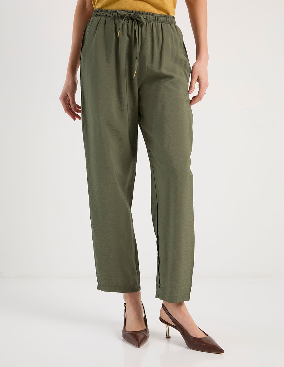 Pantalón relaxed straight para mujer