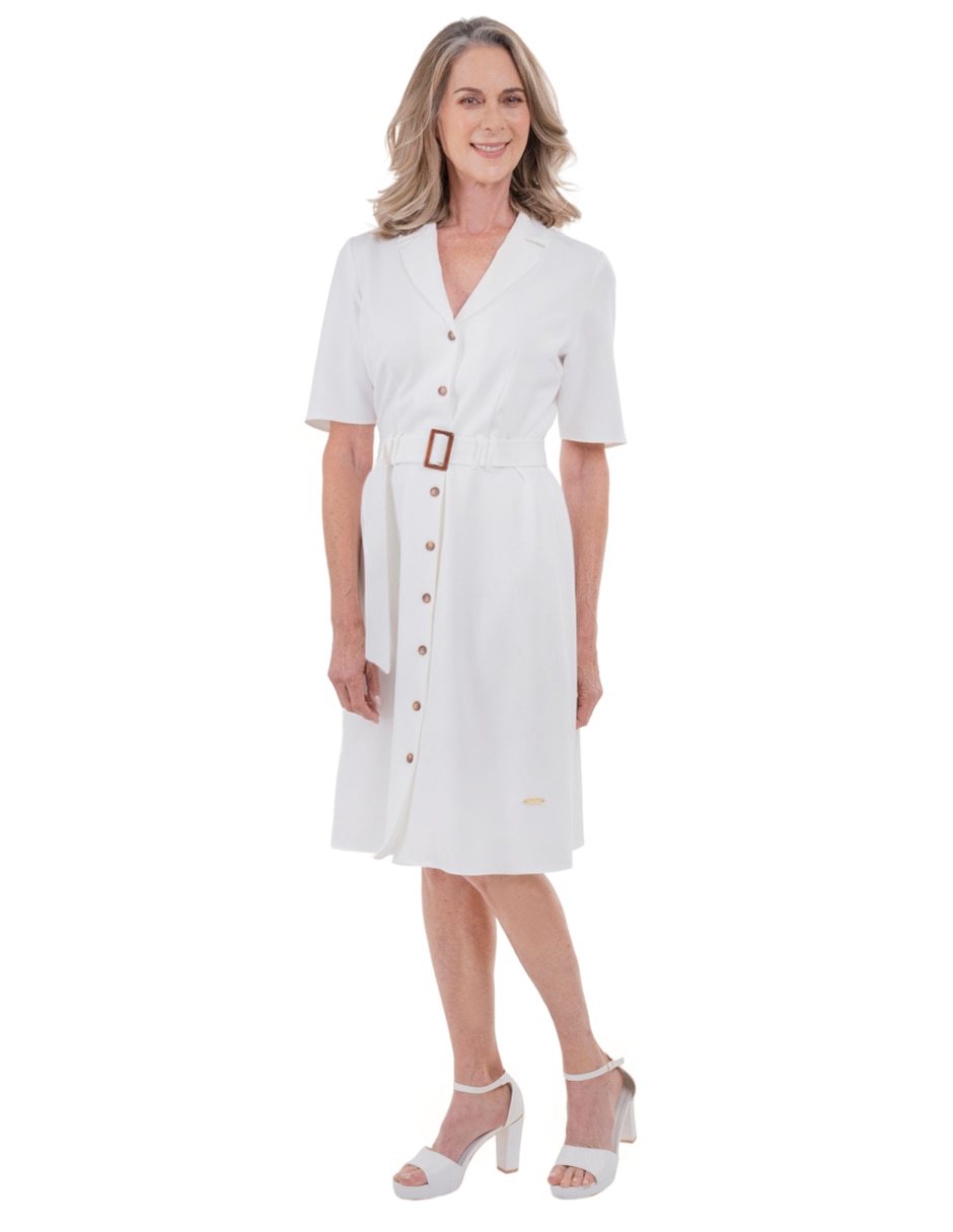 Vestido a la rodilla casual para mujer 2