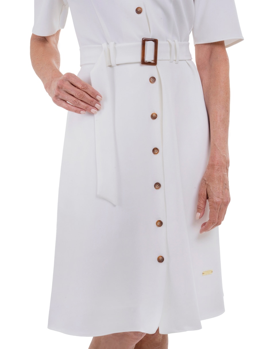 Vestido a la rodilla casual para mujer 4