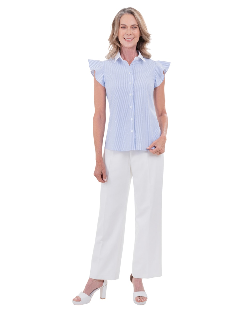 Blusa manga corta para mujer 2
