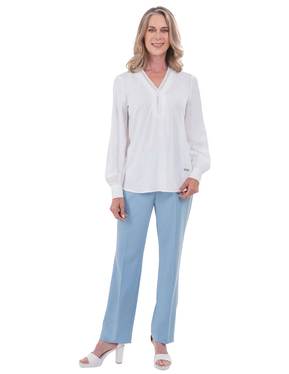 Blusa manga larga para mujer 2