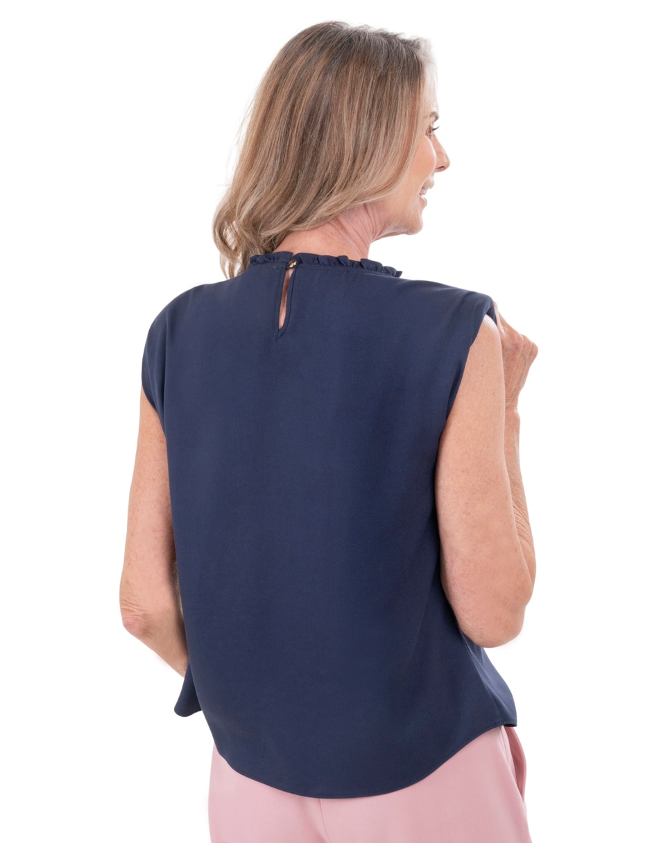 Blusa sin manga para mujer 3