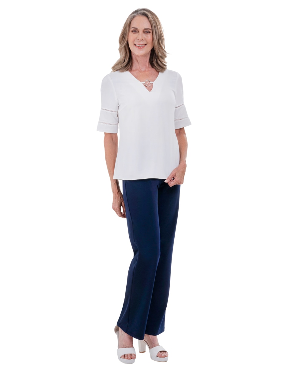 Blusa manga corta para mujer 2