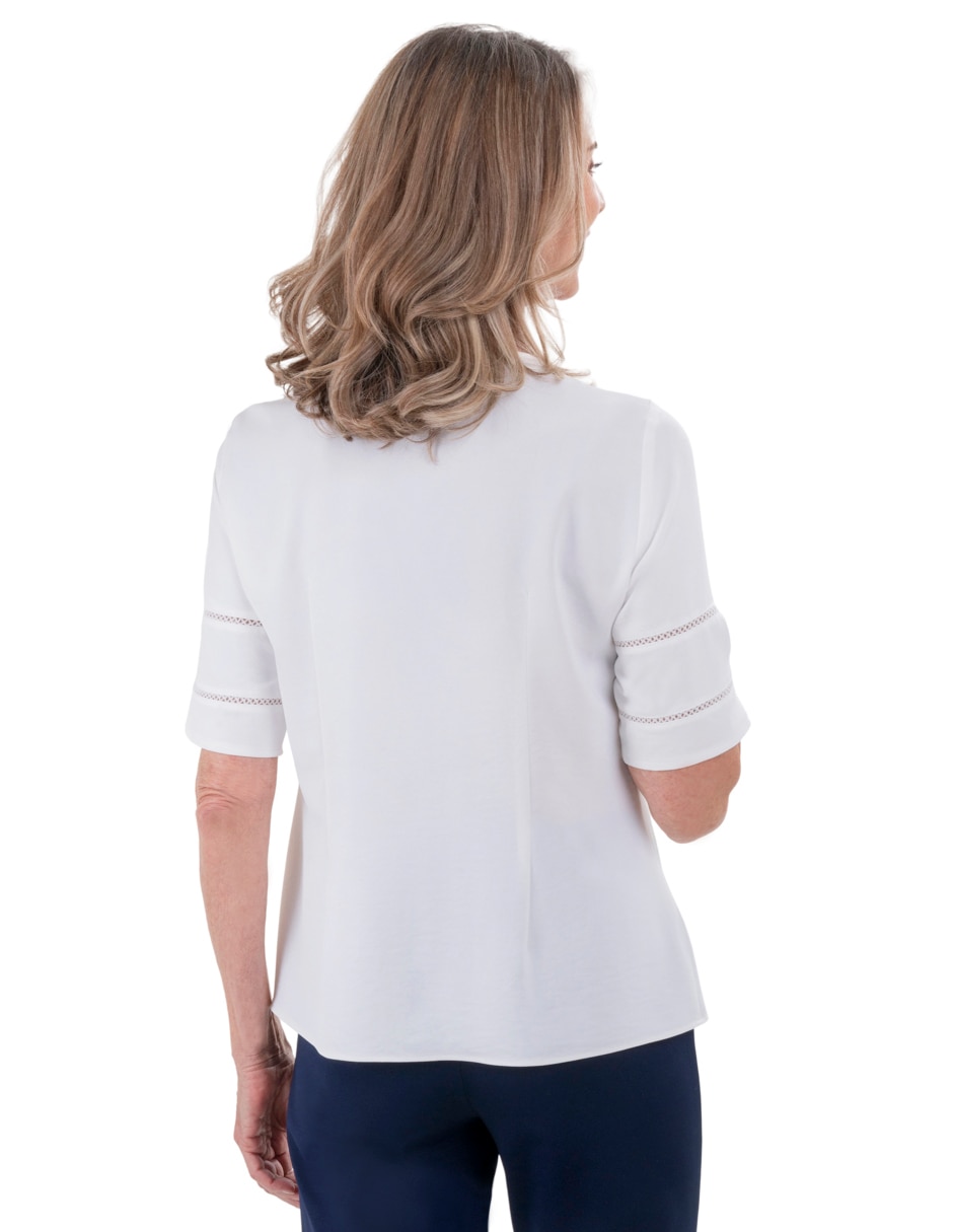 Blusa manga corta para mujer 3