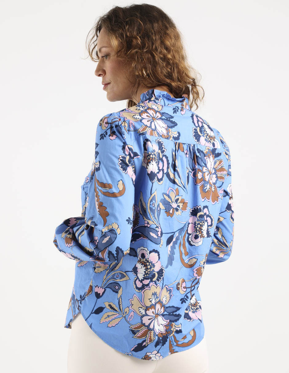 Blusa camisera manga larga para mujer 6