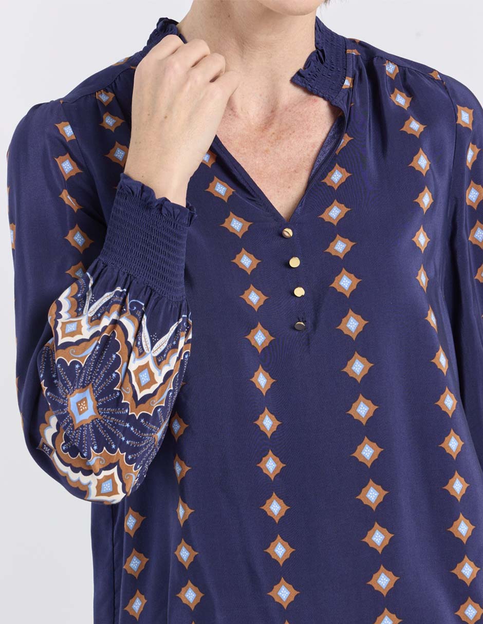 Blusa manga larga para mujer 4