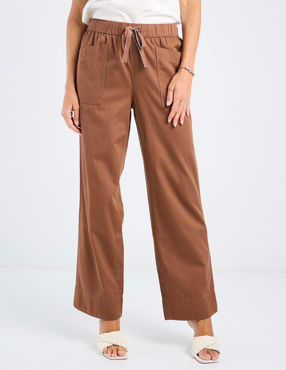 Pantalón easy pant straight para mujer