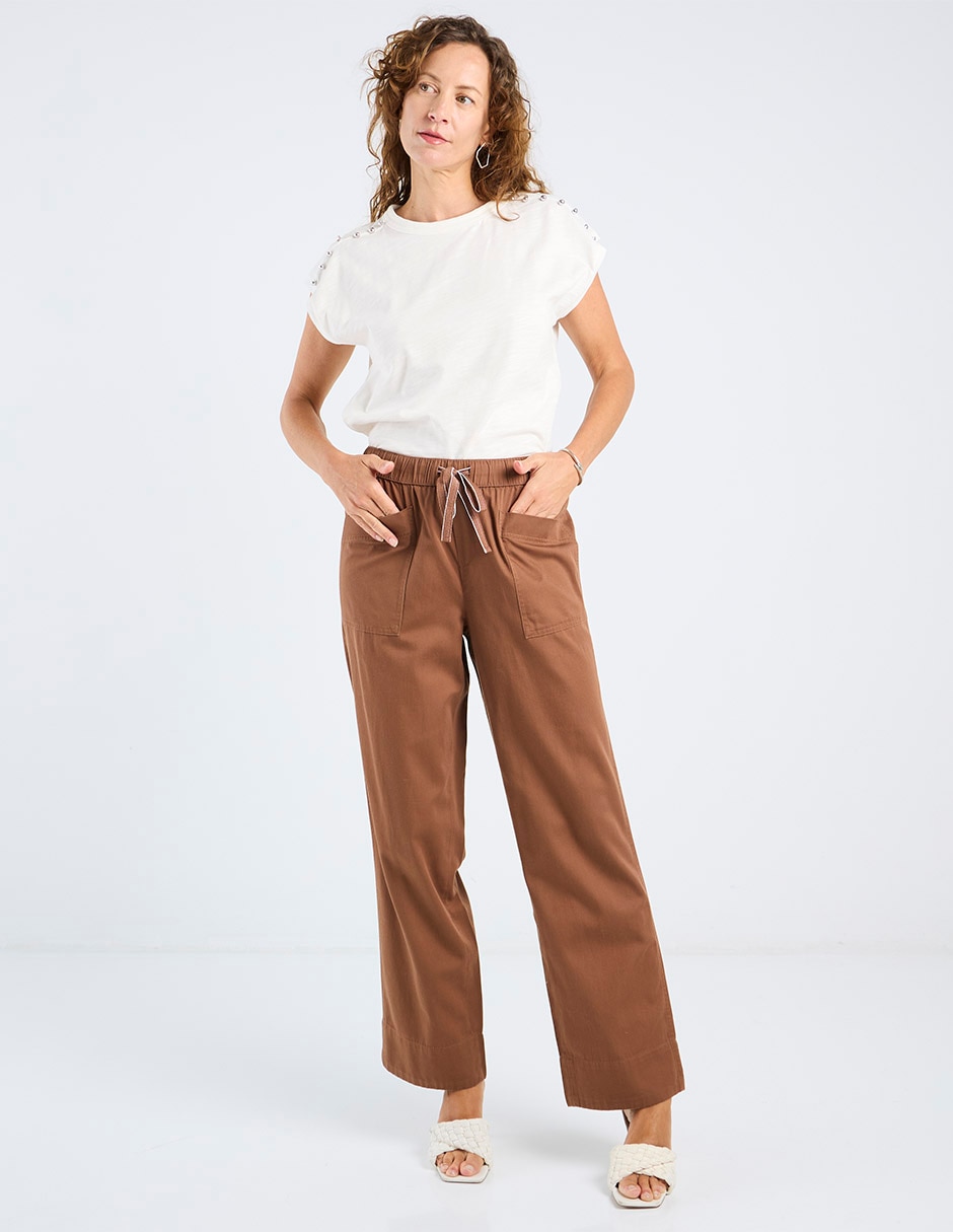 Pantalón easy pant straight para mujer 3