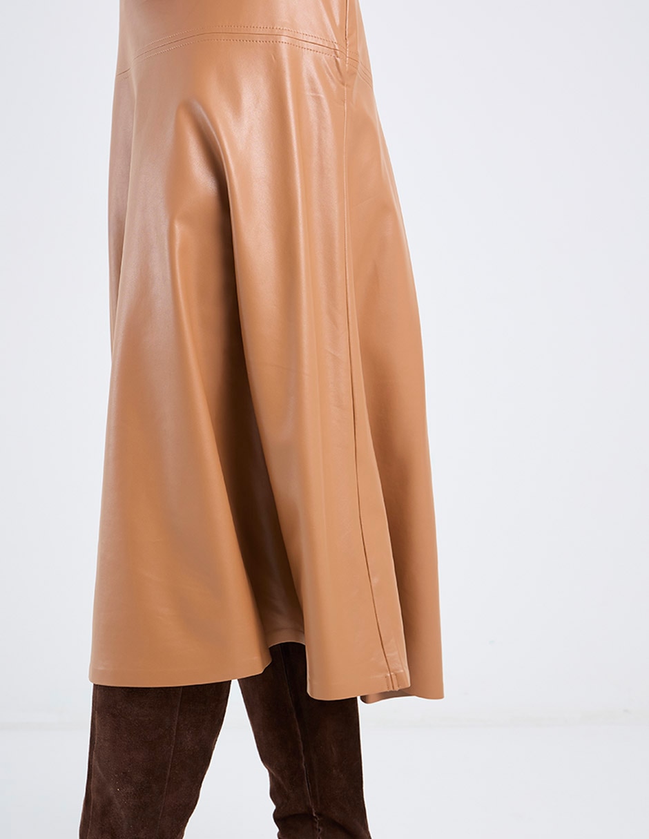 Falda crop cintura alta 5
