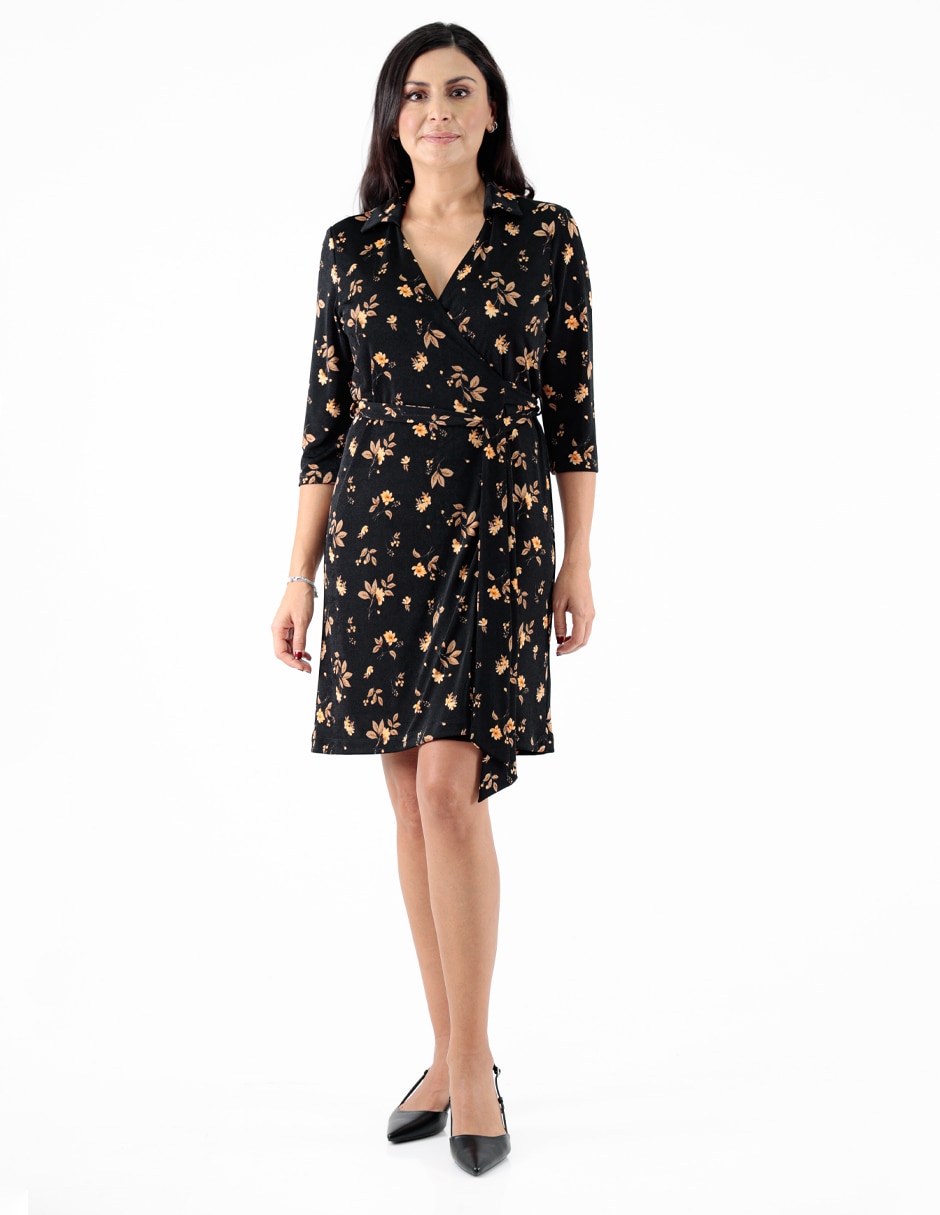 Vestido a la rodilla casual para mujer 3