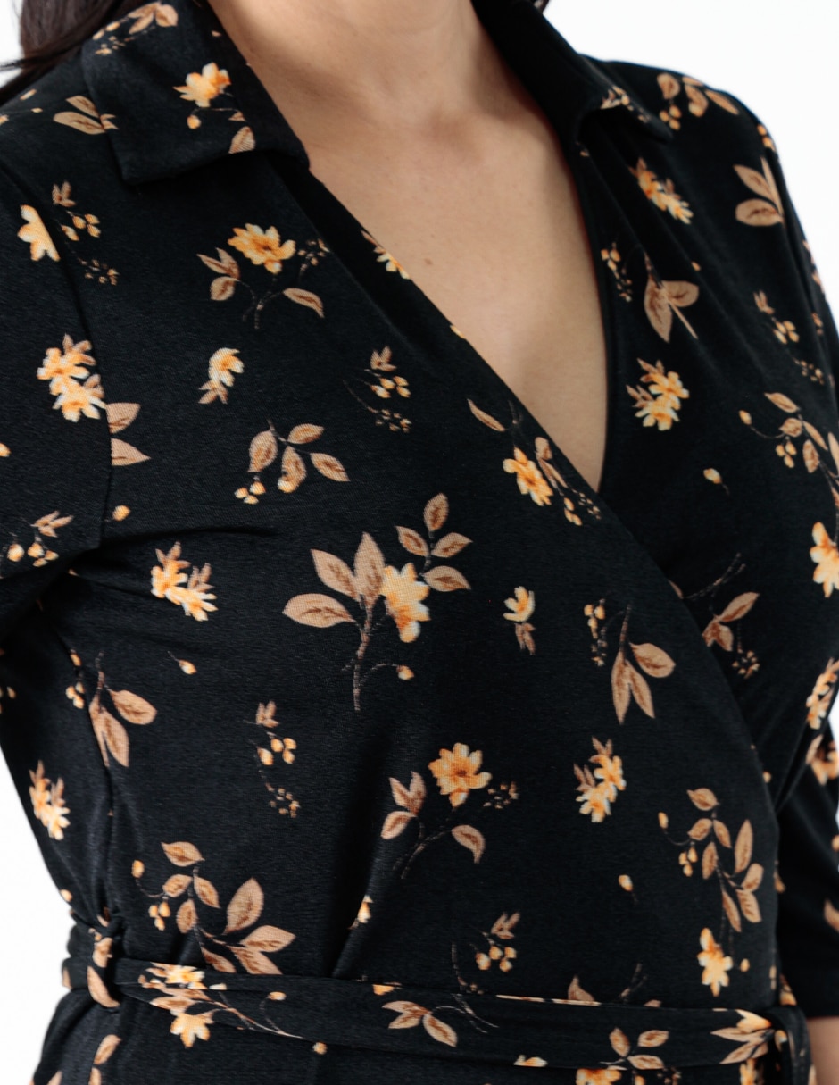 Vestido a la rodilla casual para mujer 4