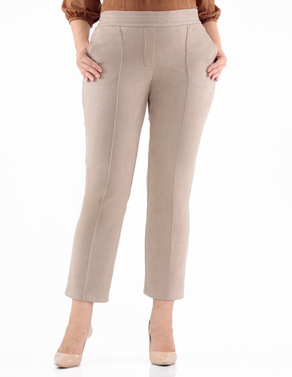 Pantalón de vestir straight para mujer