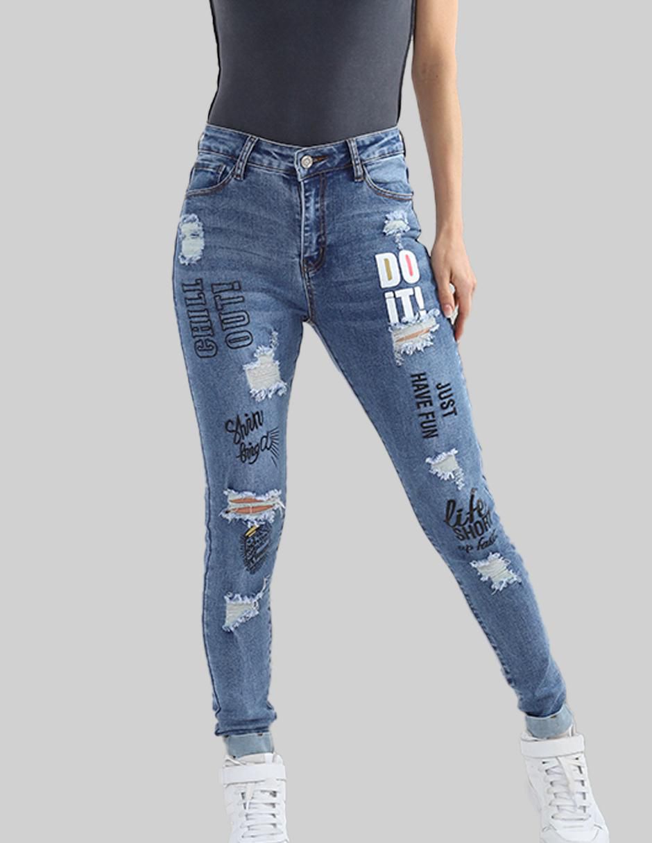 Jeans slim para mujer