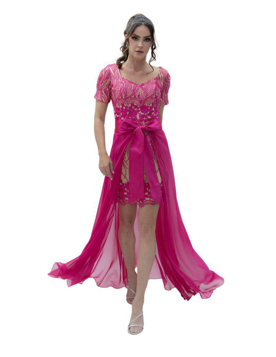 Vestido maxi de fiesta escote V Vestido maxi de fiesta escote V
