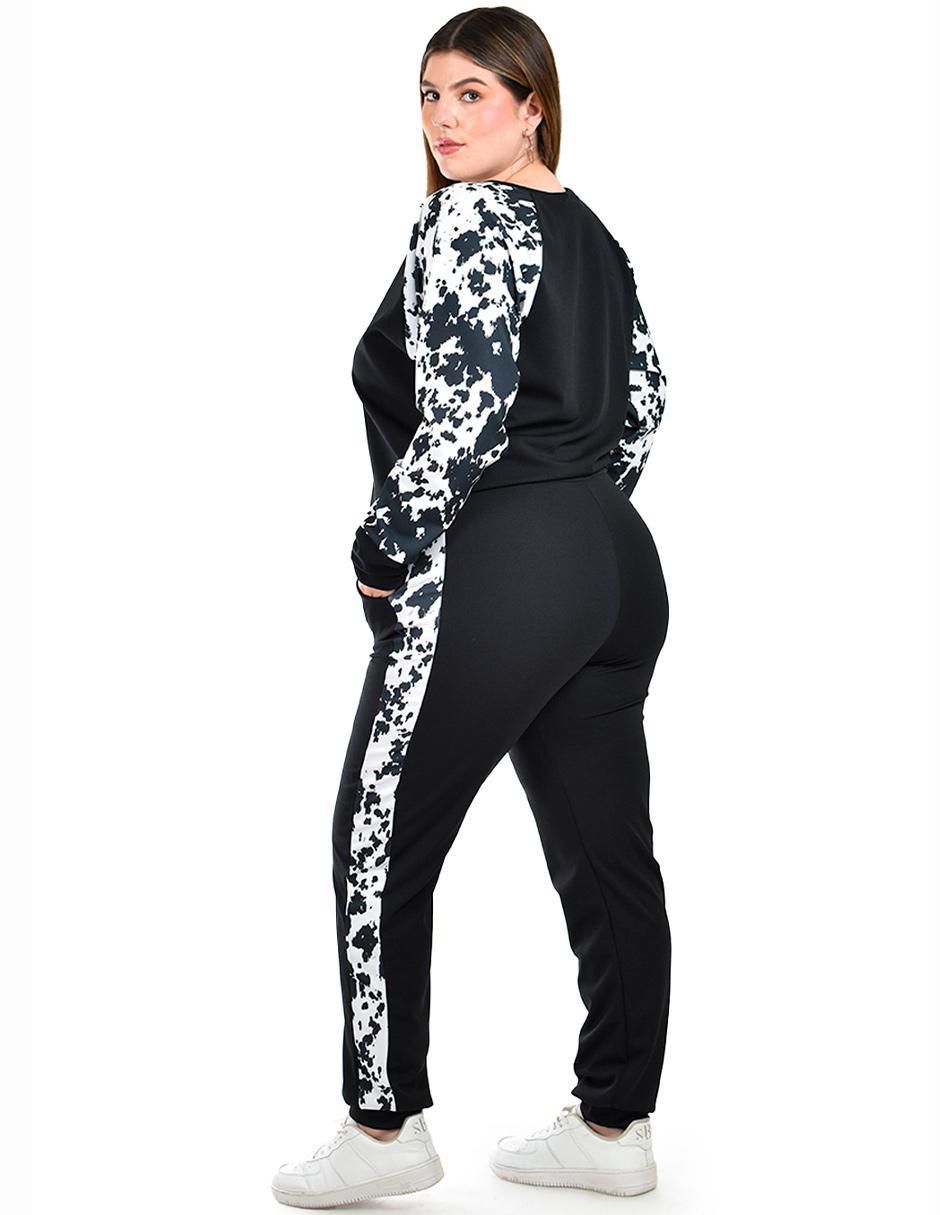 Conjunto deportivo regular con elástico para mujer 3
