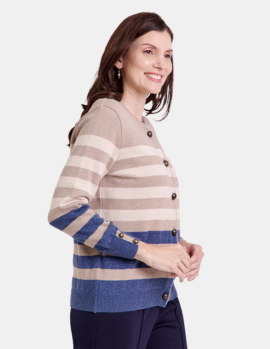 Suéter cuello redondo para mujer 3
