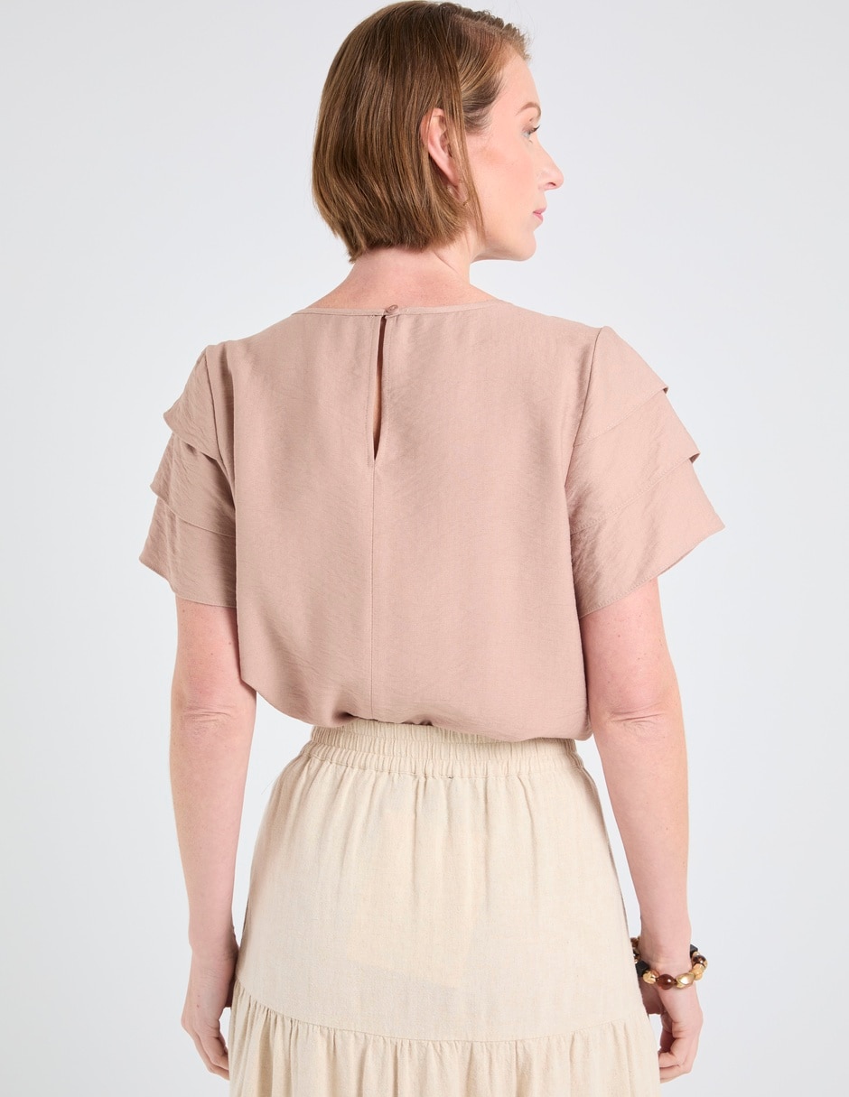 Blusa manga corta para mujer 2