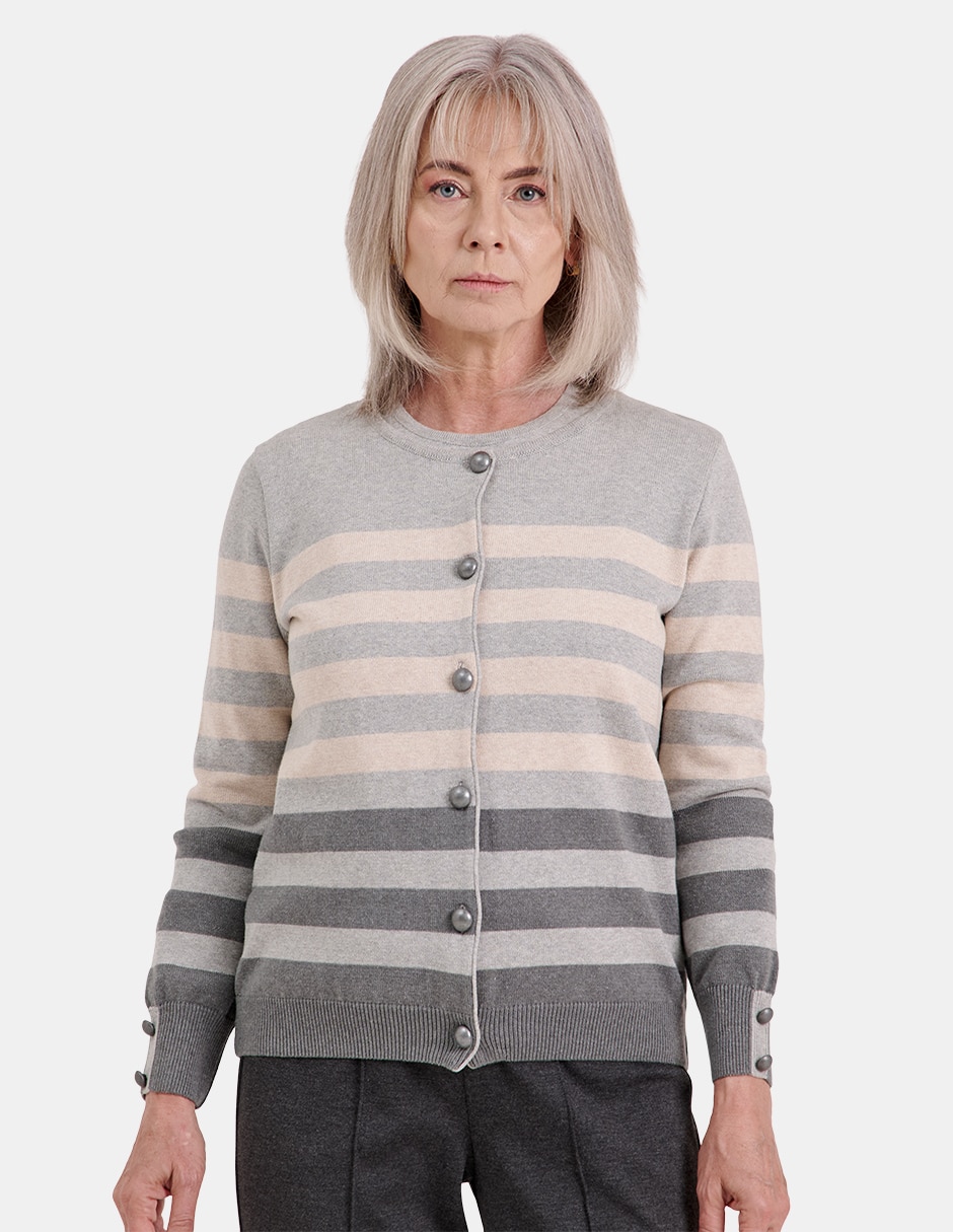 Suéter cuello redondo para mujer