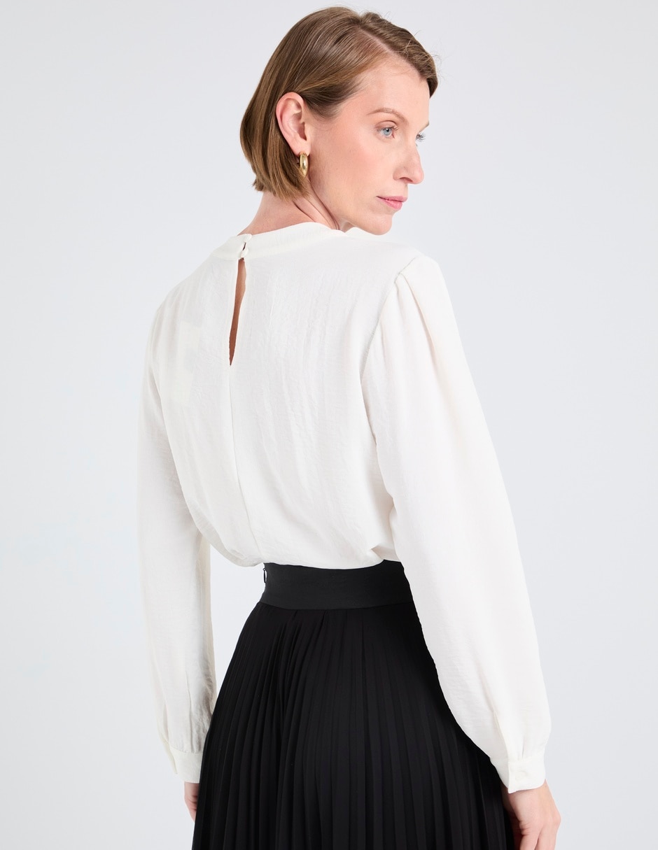 Blusa túnica manga larga para mujer 2