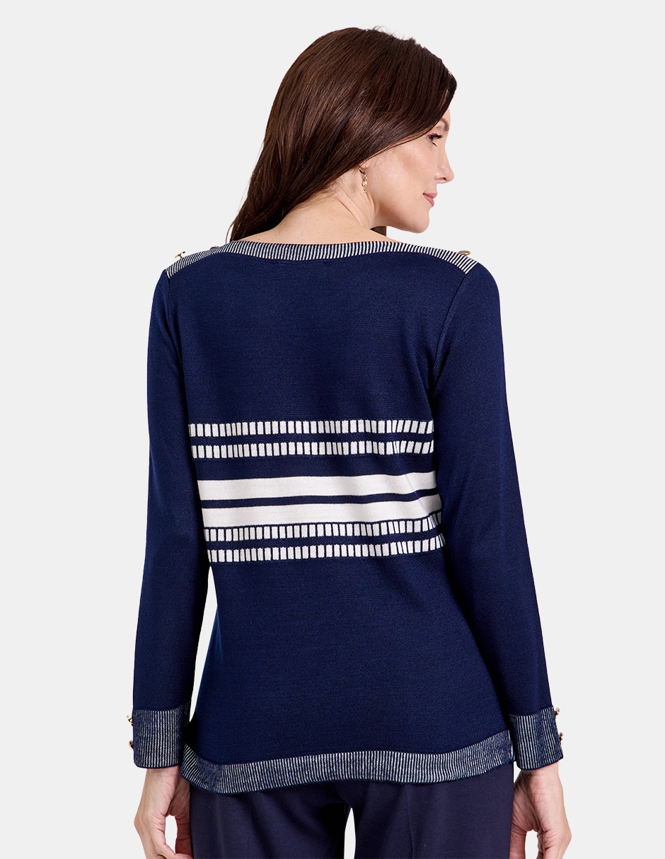 Blusa túnica manga larga para mujer 4