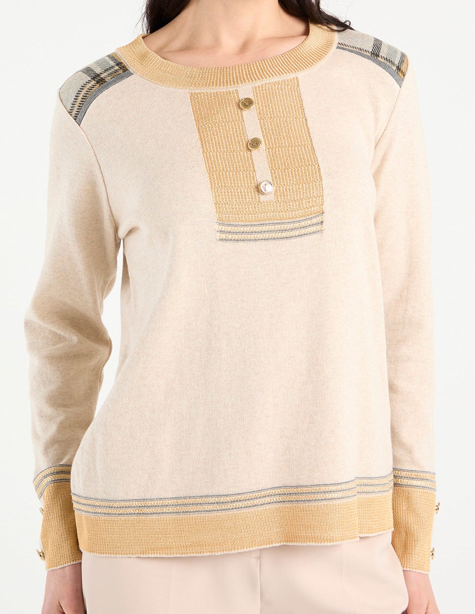 Blusa manga larga para mujer 5
