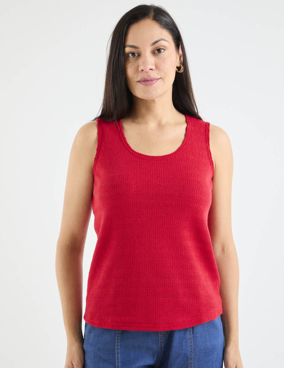 Top cuello redondo tirante ancho 2