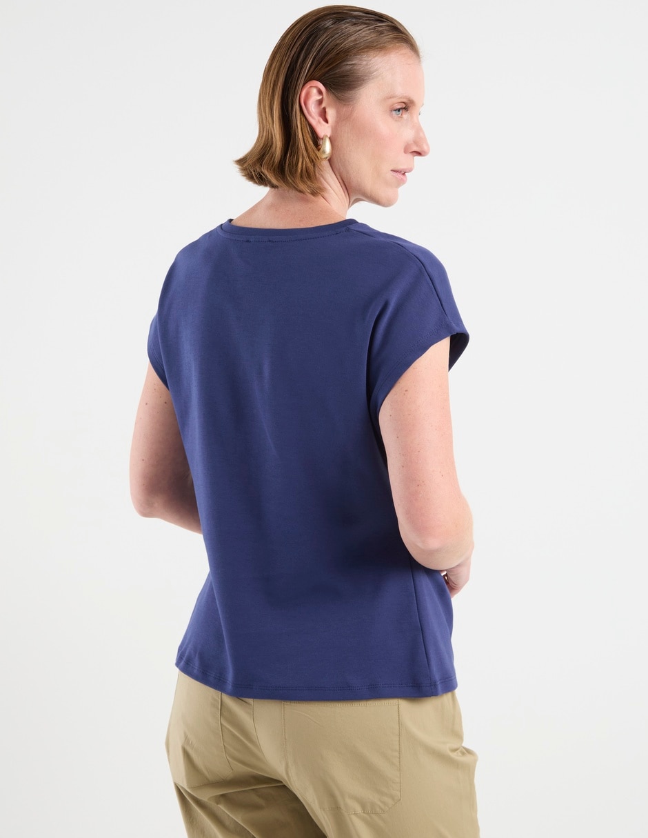 Blusa manga corta para mujer 2