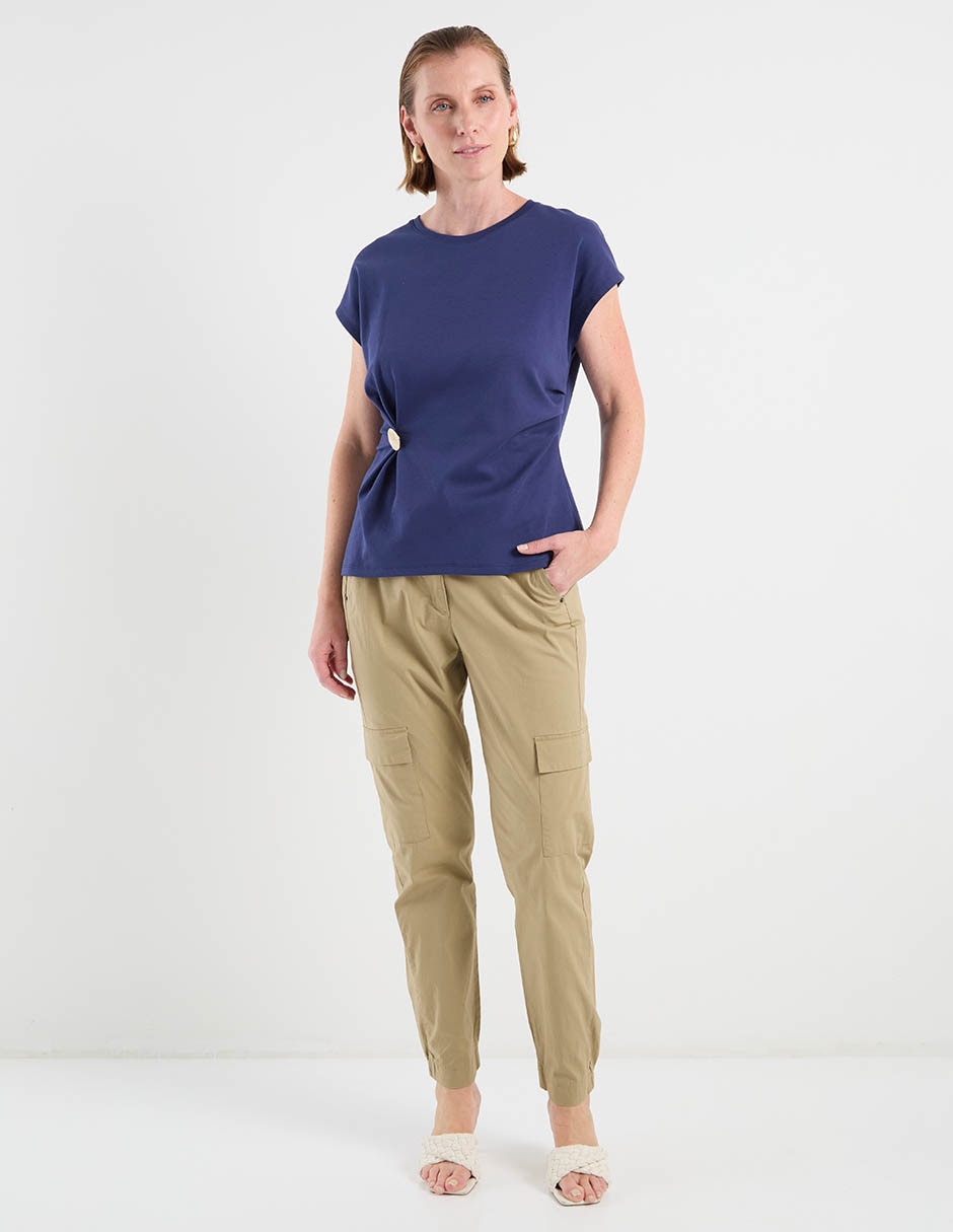 Blusa manga corta para mujer 3