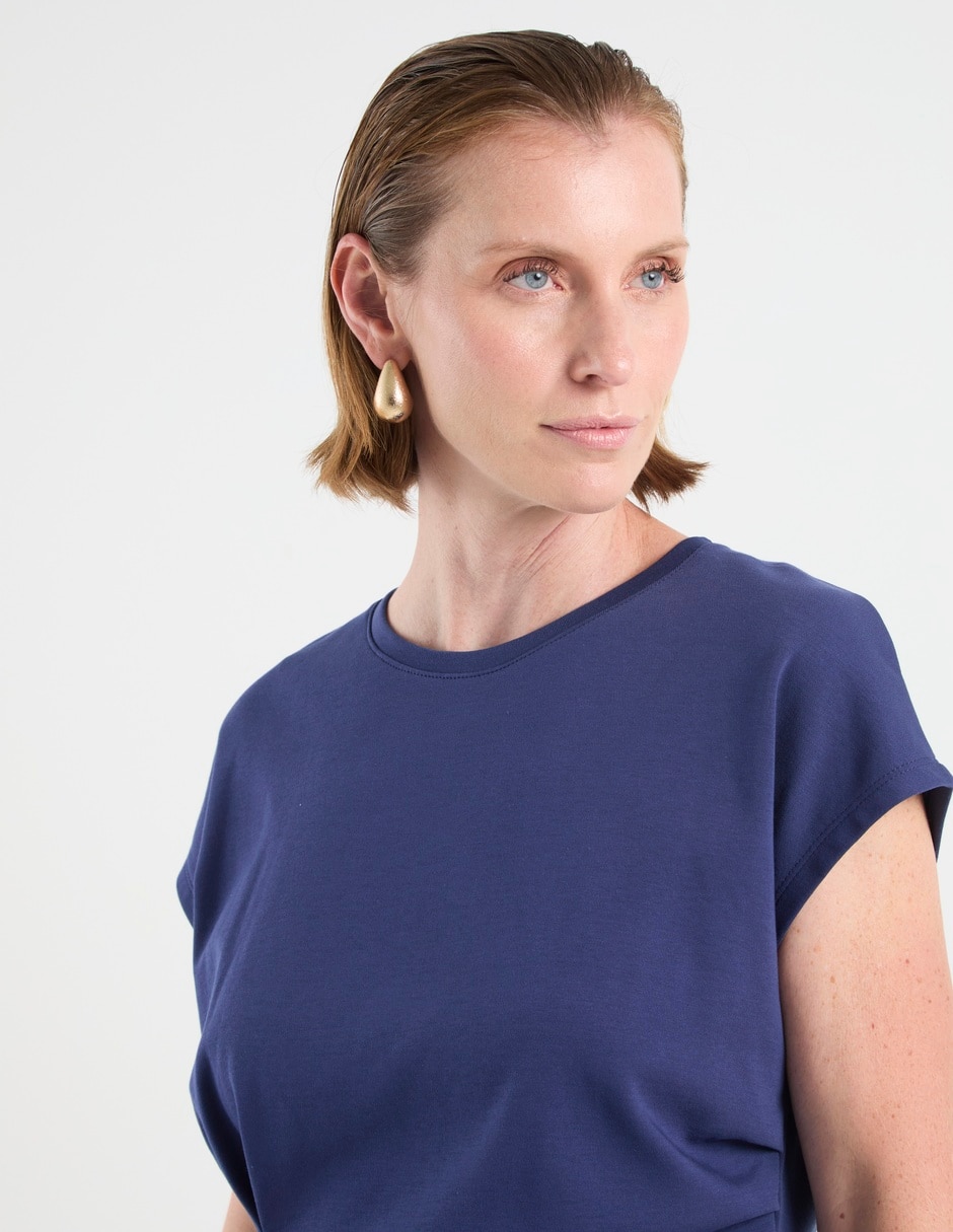 Blusa manga corta para mujer 4