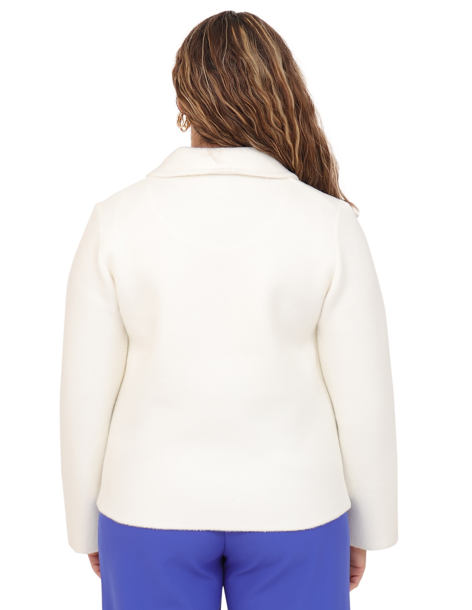 Suéter cuello camisero para mujer 2
