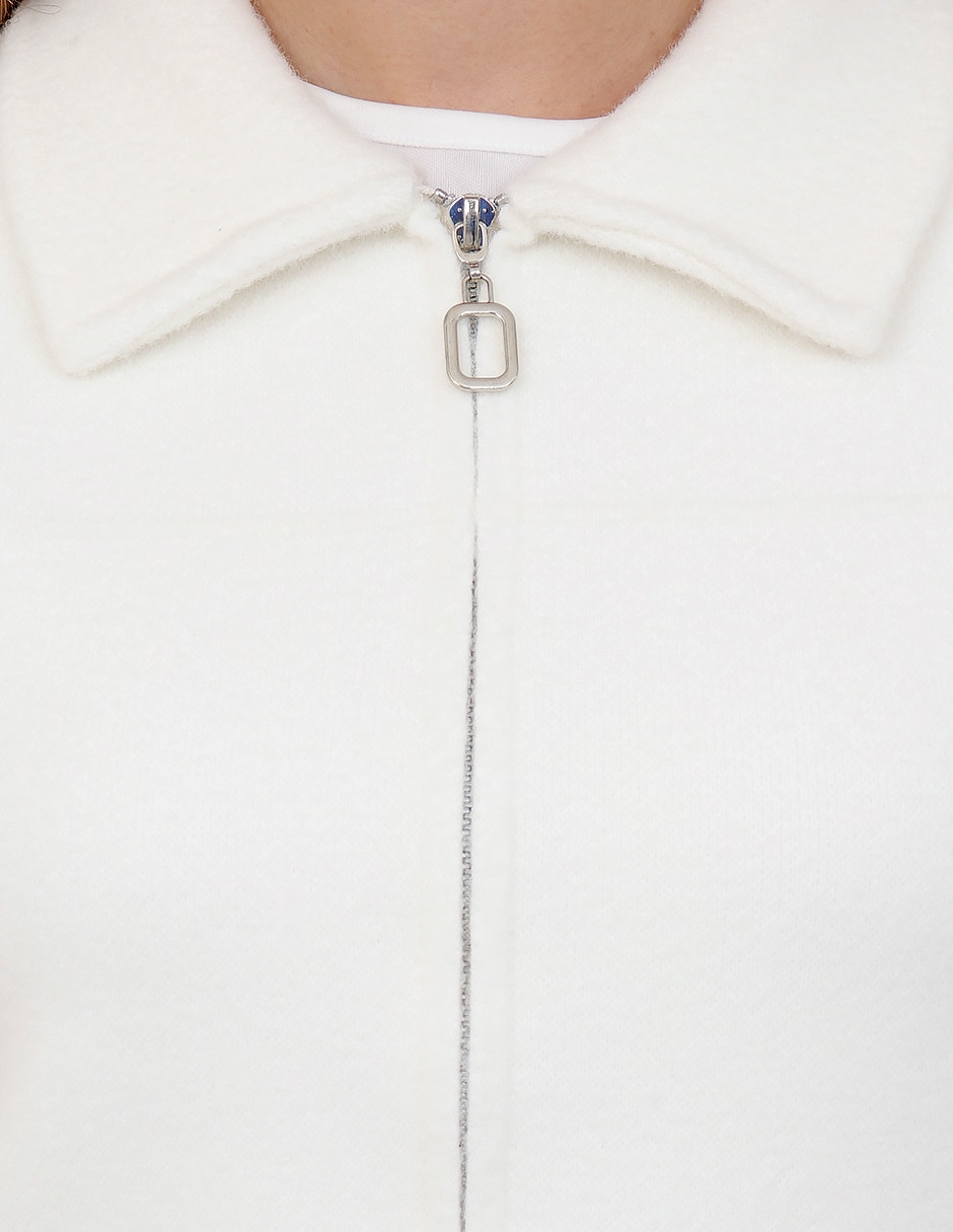 Suéter cuello camisero para mujer 5