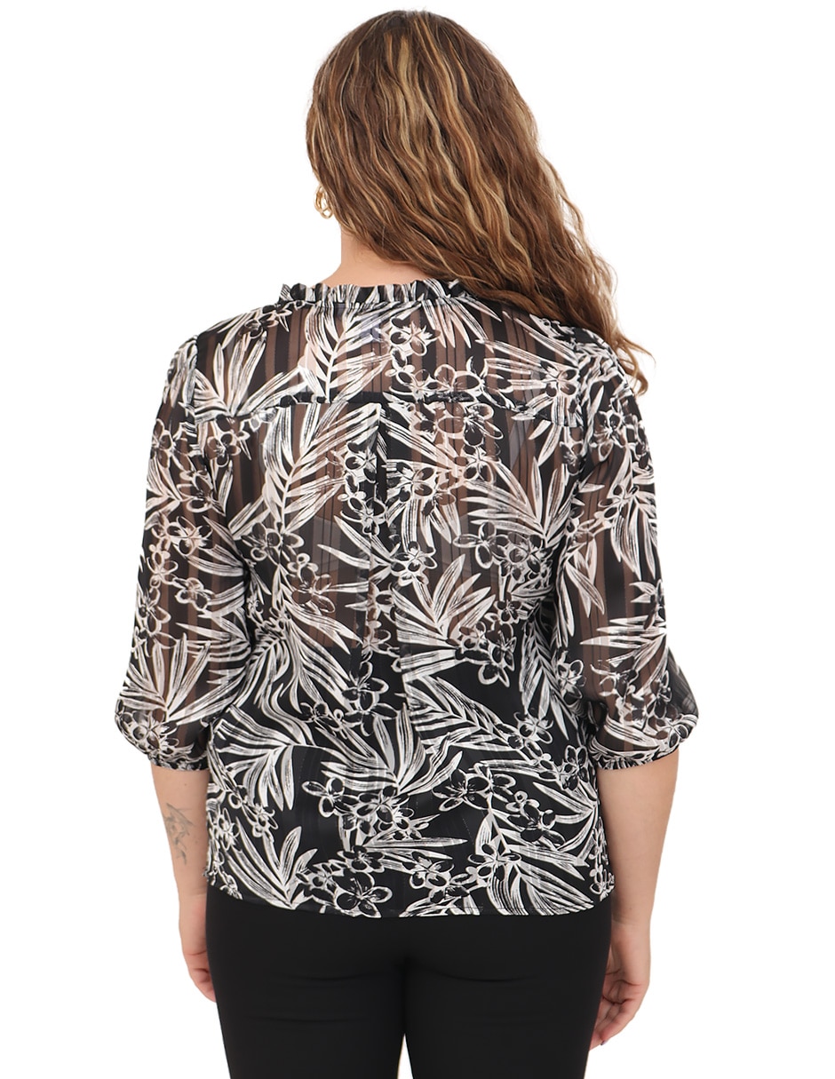 Blusa manga 3/4 para mujer 2