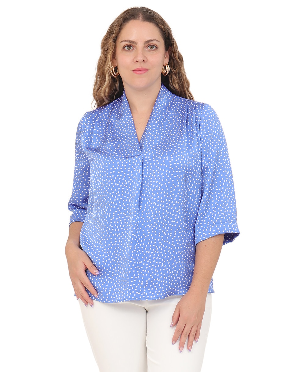Blusa manga 3/4 para mujer