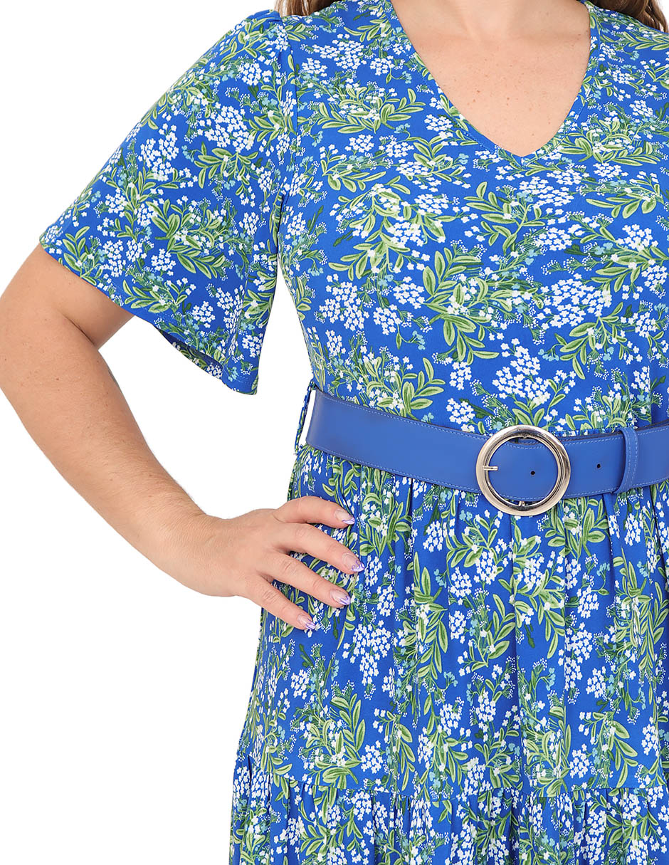 Vestido midi casual Grupo  Virginia para mujer 4