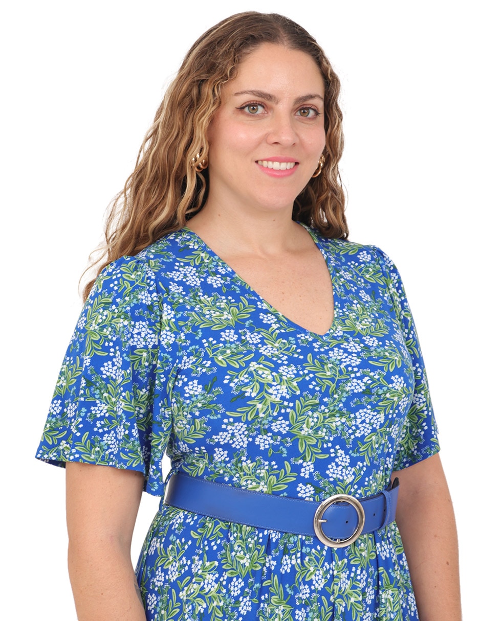 Vestido midi casual Grupo  Virginia para mujer 5