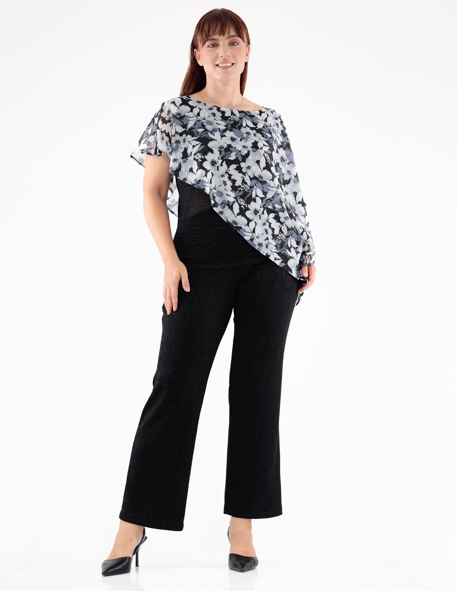 Blusa manga corta para mujer 3