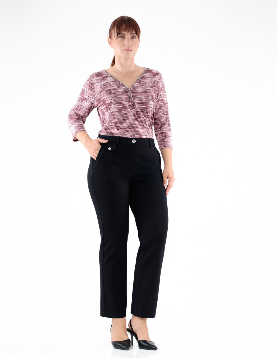 Pantalón regular para mujer 3