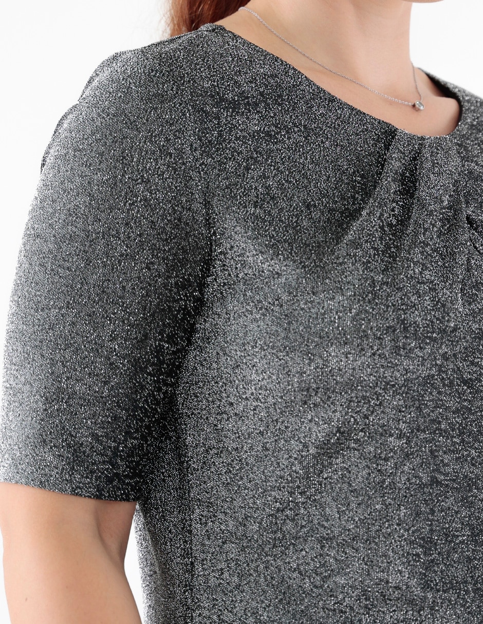 Blusa manga corta para mujer 4