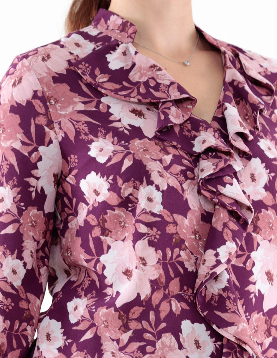 Blusa manga 3/4 para mujer 4