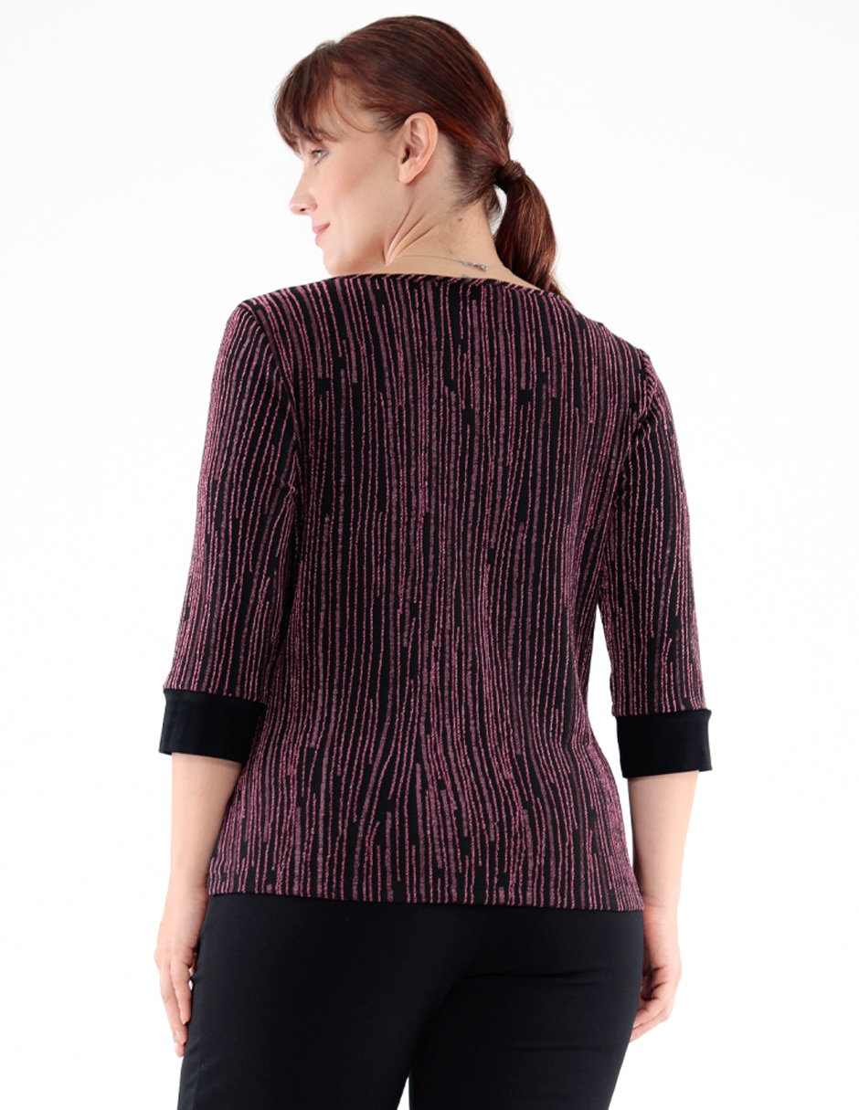 Blusa manga 3/4 para mujer 2