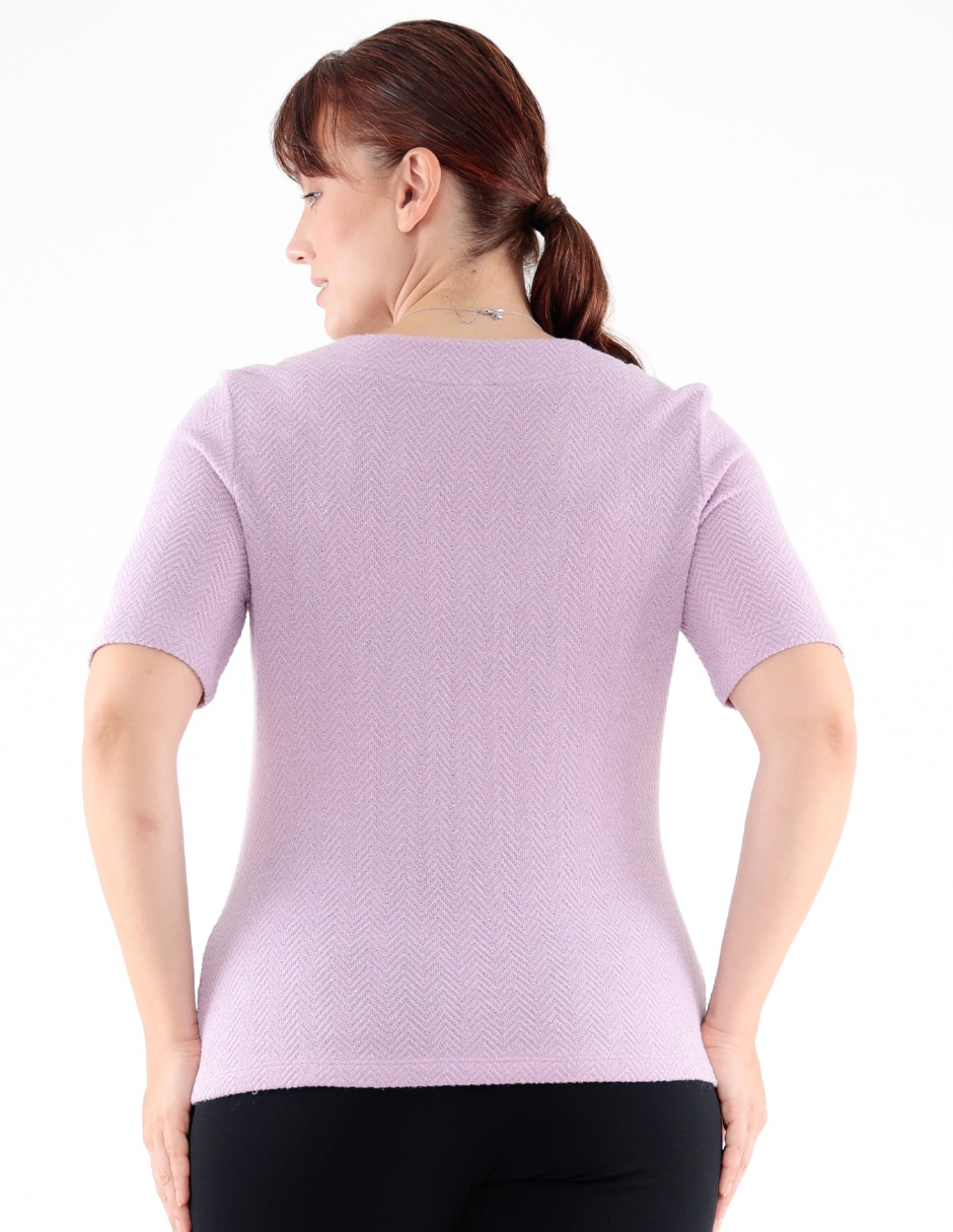 Blusa manga corta para mujer 2