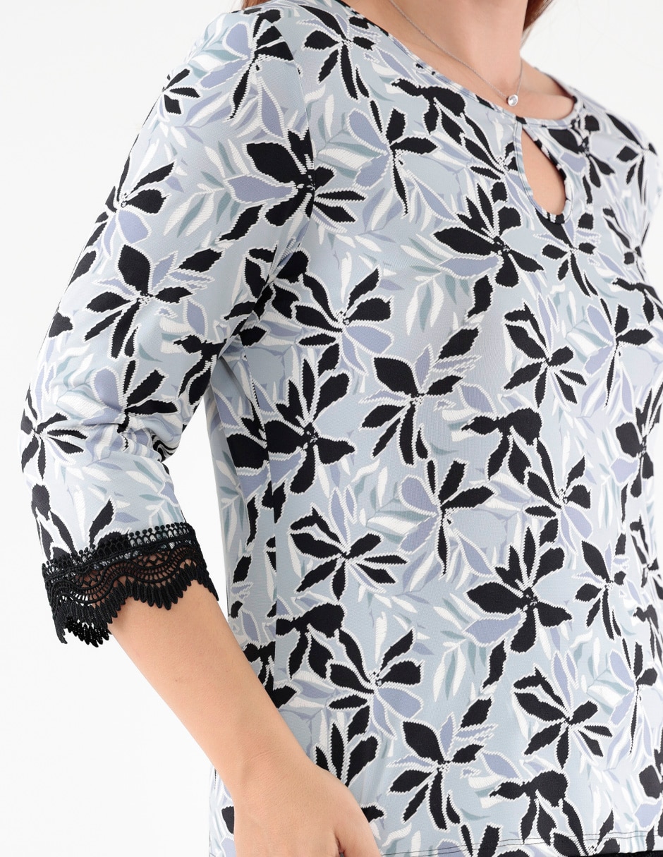Blusa manga 3/4 para mujer 4