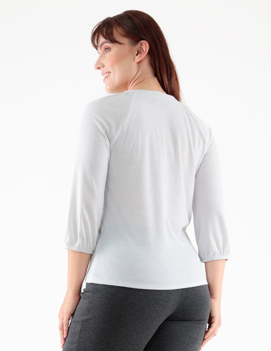 Blusa manga 3/4 para mujer 2