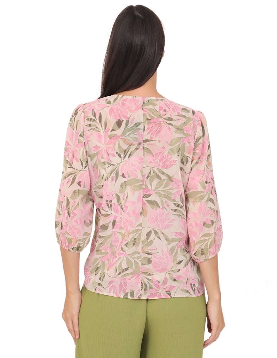 Blusa manga 3/4 para mujer 6